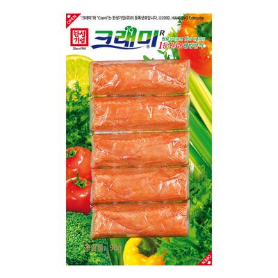 【便利店同款】可莱美韩国进口蟹柳即食低脂蟹棒模拟蟹味棒90g