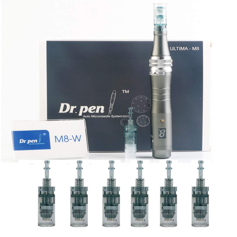 韩国mts微针仪器m8小黑笔纳米电动有针水光微晶脸部中胚层导入仪