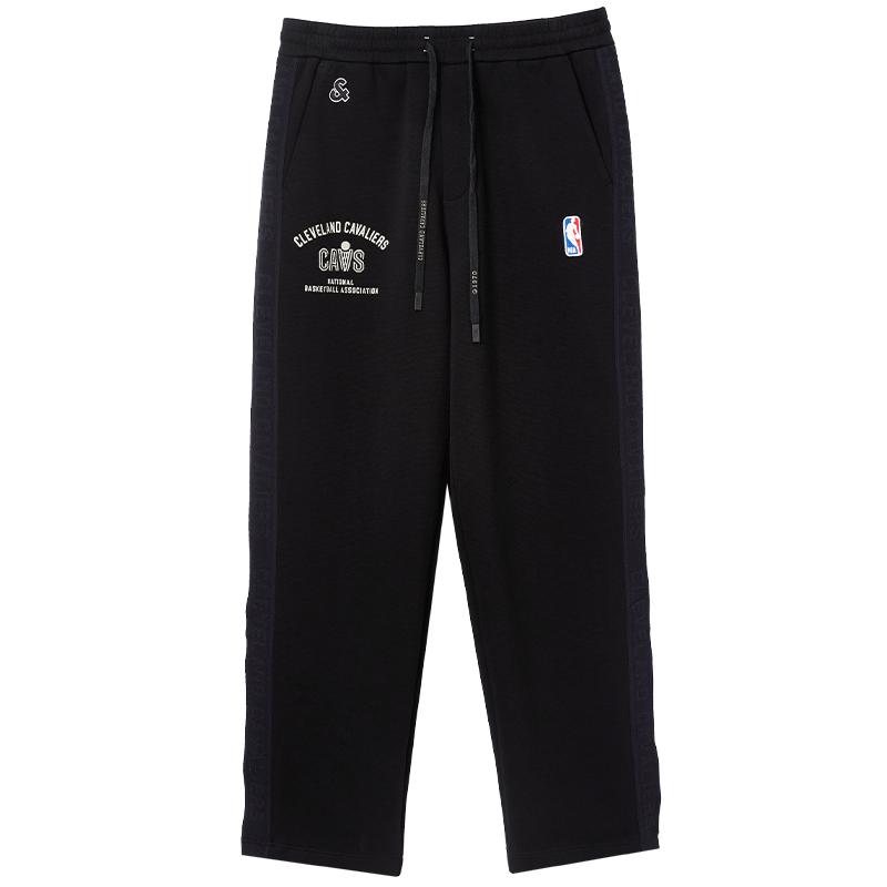 杰克琼斯奥莱NBA联名男装休闲裤春秋新款刺绣贴布宽松裤子长裤