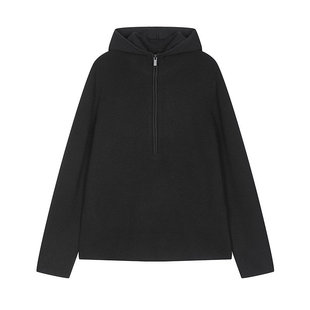 【秋冬上新】JNBY/江南布衣25秋新品毛针织衫套头连帽5X9310220