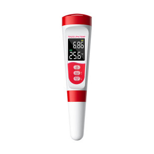 TDS值PH盐度温度EC电导率语音充电五合一多功能水质测试检测笔