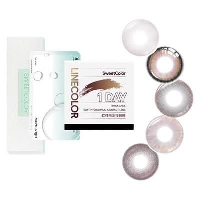 会员专属【粉色美瞳】SweetColor日/半年/月抛蝴蝶心脏隐形眼镜