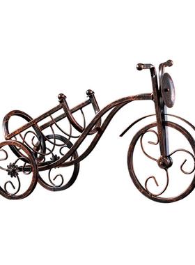 莎芮铁艺红酒架欧式酒柜装饰摆件