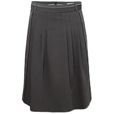 新款复古文艺百搭灰色短裙