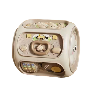 婴儿手拍鼓多面体0一1拍拍鼓益智6-12个月儿童早教六面体宝宝玩具