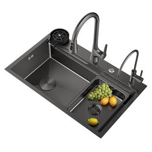 日丰水槽洗菜盆大单槽304不锈钢加厚厨房家用台下盆洗碗槽水池