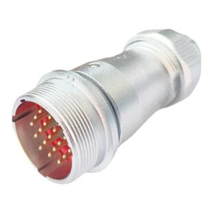 WEIPU威浦WF24-ZE直式对接夹爪紧固插座21349-10-12-12-B19芯IP67