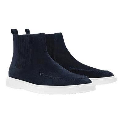 头层小牛皮XL风琴靴chioryn青润