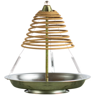 檀香盘香支架托盘家用供佛香盘香托厕所坛香架24时香塔架子托盘托