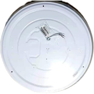 小器鬼LED吸顶灯新款银白客卧餐厅圆形灯具北欧现代超亮小气鬼