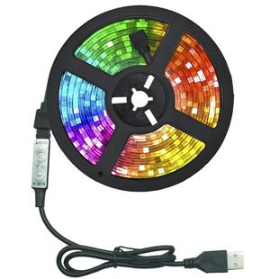 led灯带5V高亮2835USB流水跑马模型机箱DIY滴胶防水RGB三色灯条