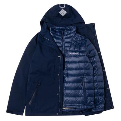 哥伦比亚保暖羽绒三合一男装夹克