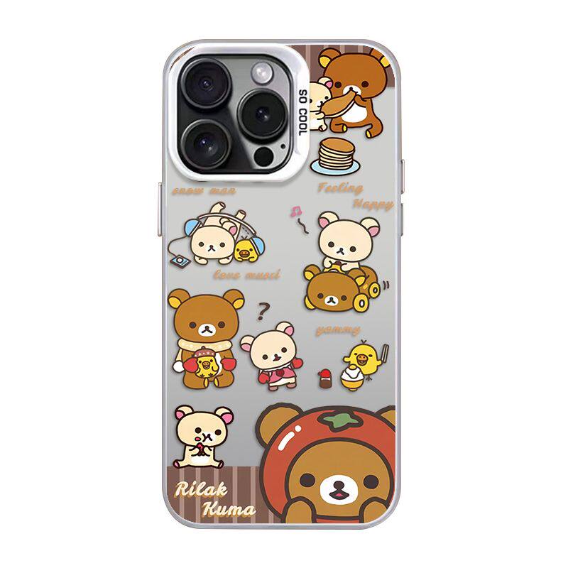 红米Note15高级感13ProMax手机壳硬14plus情侣iPhone16彩银一加ACE5适用17创意苹果12厨师轻松熊猫咪荣耀x70i