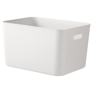 日式桌面收纳盒带盖子厨房衣服杂物化妆品塑料整理箱储物置物筐