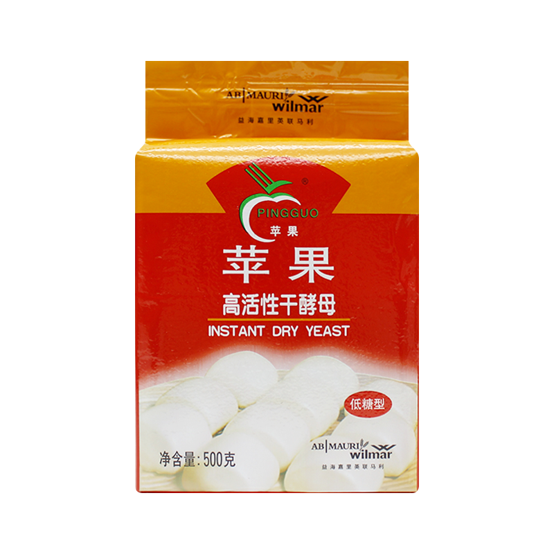 苹果牌高活性低糖干酵母500g