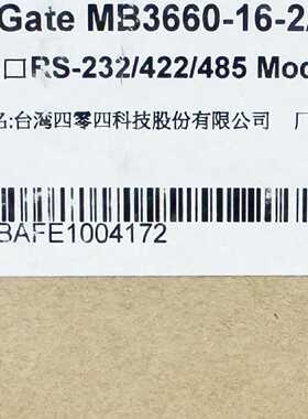 议价台湾MOXA MGate MB3660-16-2AC Modbus TCP 网关 交换机现货