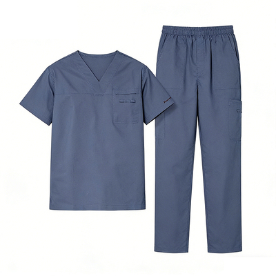 安诺【CVC】手术室服洗手衣男女精品医生护士服隔离衣纯色套装