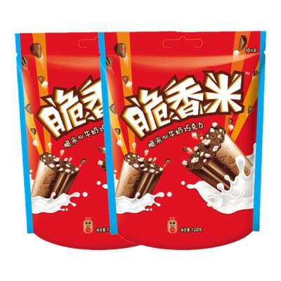 【百亿补贴】德芙牛奶巧克力脆香米192g盒装牛奶盒装礼物零食小吃