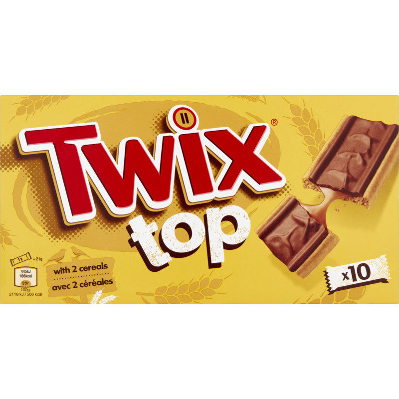 Twix特趣焦糖巧克力夹心饼干拉丝