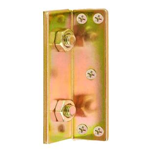 家具实木床铰链高低床五金重型挂钩扣角码加厚连接件固定螺丝插片