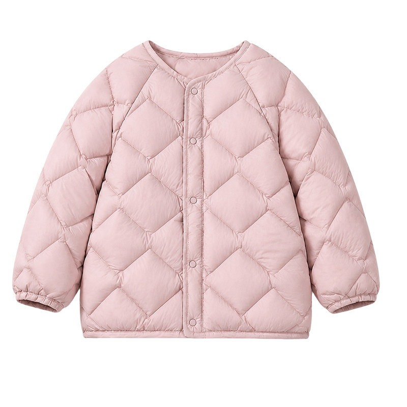 欧孕女童羽绒服轻薄校服内胆外套