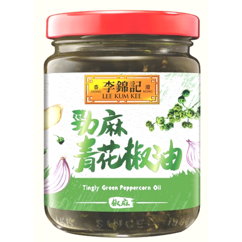 李锦记劲麻青花椒油180g麻辣劲爽过瘾青椒花鱼麻辣手撕鸡凉拌蘸点
