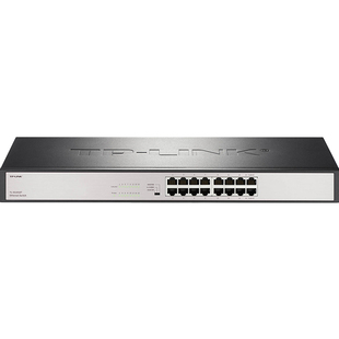 普联TP-LINK TL-SG1016T 16口全千兆交换机端口隔离机架式即插即用免配置1000M网络监控分线器接口扩展分流器