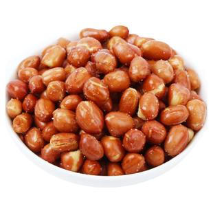 油炸花生米红皮独立小包装熟休闲零食下酒菜餐饮咸香原味香辣散装