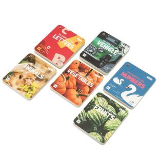 贝恩施幼儿早教启蒙认知卡片幼儿园数字动物水果蔬菜字母看图认字