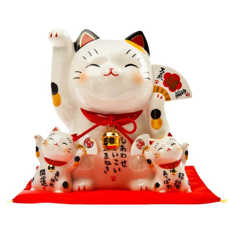 圣诞礼物平安夜创意招财猫手工制