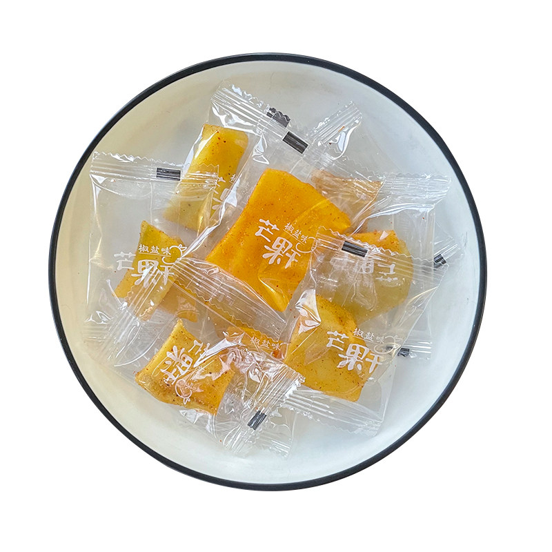 特色＃椒盐芒果干广西百色紫花水果干酸甜咸辣味独立小包装芒香园
