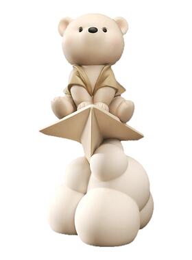 布科元气熊蓝牙音响落地灯