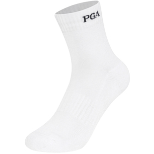 美国PGA 春夏新款 高尔夫男士袜子 加厚毛巾底 防滑高弹中筒球袜