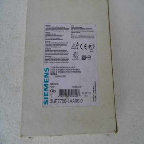 议价SIEMENS/西门子3UF7700-1AA00-0 温度模块SIMOCODE pro V基础