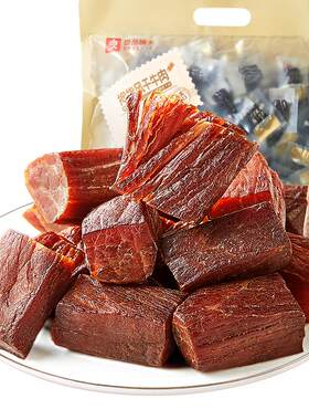 良品铺子内蒙古风干牛肉干嚼劲