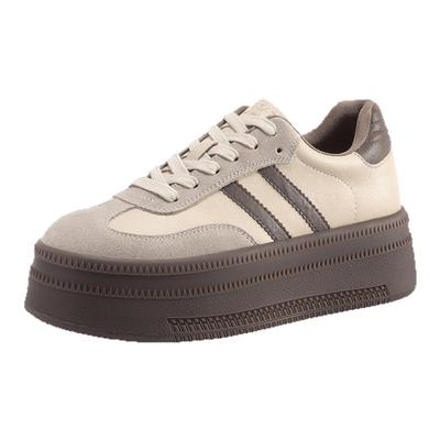 星期六学院风厚底运动德训鞋女