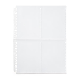 日本MUJI无印良品周边收纳册内页活动页透明卡册多尺寸小卡收纳