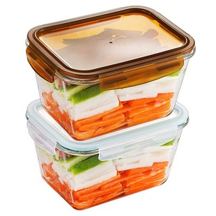 玻璃超大保鲜盒大容量冰箱专用食物收纳盒泡菜罐子密封盒高硼硅