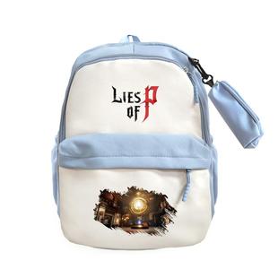 匹诺曹的谎言 Lies of P魂游戏周边拼接双肩背包防水小学生书包