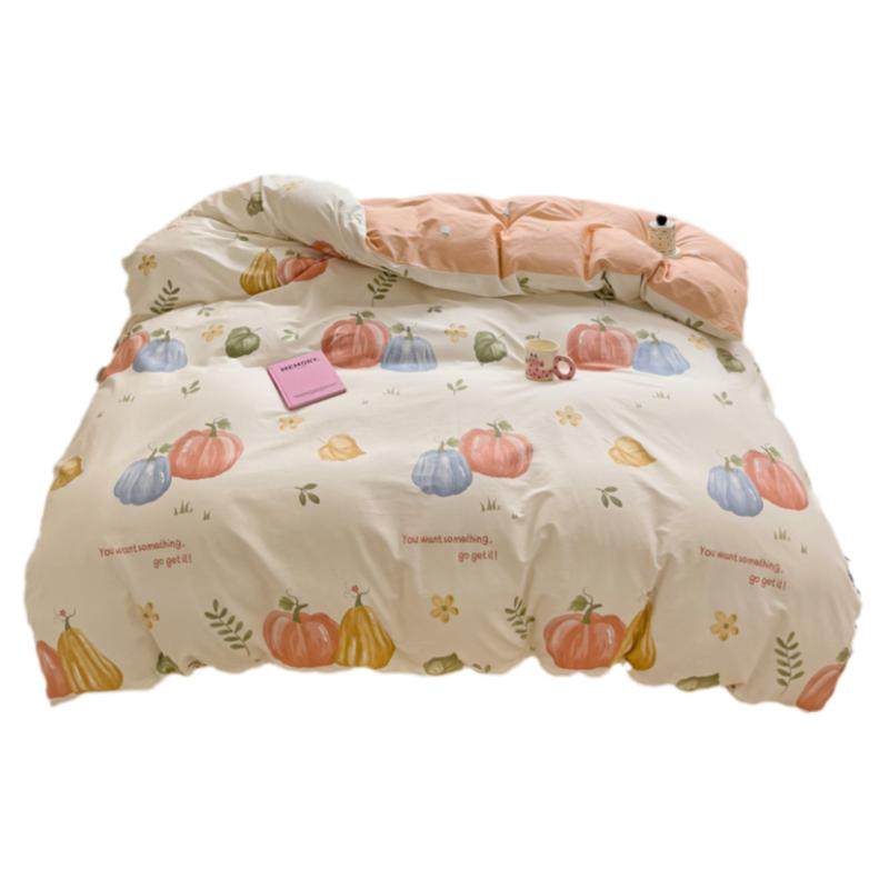 全棉被套单件150*200儿童单人学生宿舍双面纯棉双人被罩200*230新