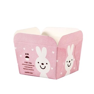 北海道方形纸杯戚风蛋糕纸托空气炸锅专用卡通儿童小蛋糕马芬杯子