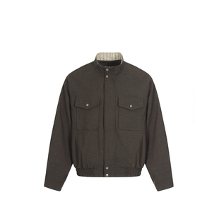 GcBrand Lab Jacket SS26 复古主题元素 大口袋设计 立领夹克外套