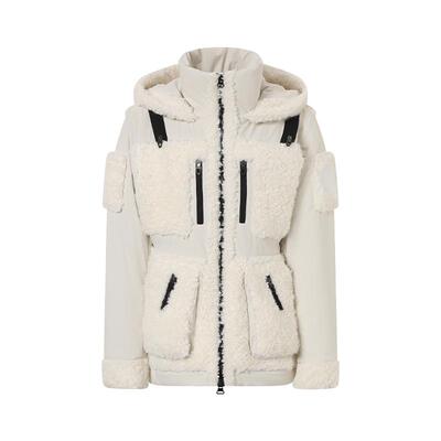 D.MARTINAQUEEN米白色棉服