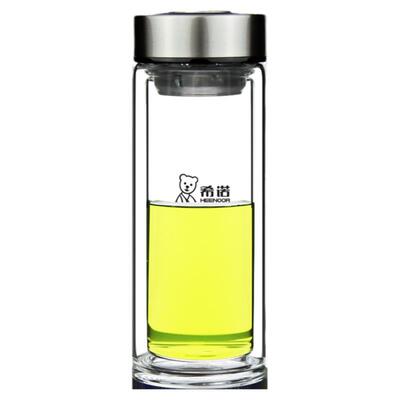 希诺9302双层抗菌玻璃杯隔热防烫