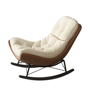 摇摇椅阳台懒人椅家用休闲躺椅成人可睡觉椅子可爱摇摇椅2025新款