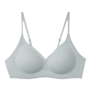 ubras内衣女软支撑文胸细闪钻石纱聚拢光面无痕胸罩收副乳无钢圈