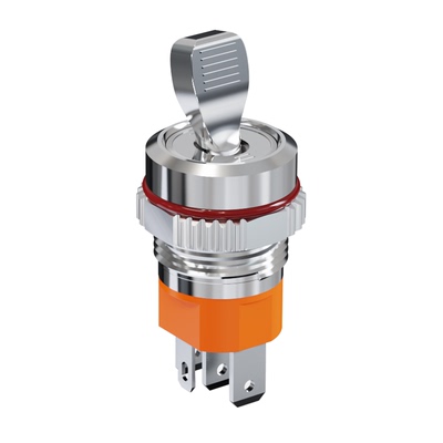 16mm大电流金属拨子开关手柄蓝波