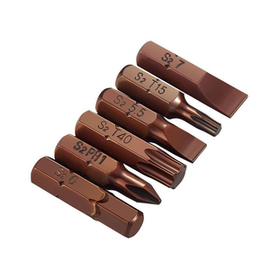 日本进口内六角25mm短批头十字一字梅花型气动批咀6.35风批嘴批头