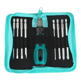 华瑞螺丝批套装9件 可换头一字十字螺丝刀起子组合家用维修工具