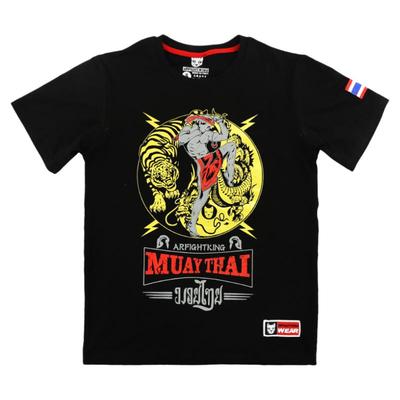 健身运动男t恤服短袖拳击泰国